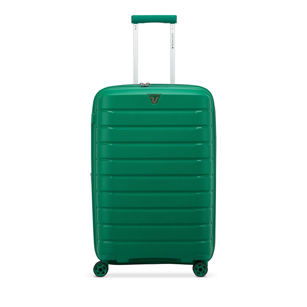 Trolley Rigido Medio Espandibile 4 Ruote RONCATO Linea B-Flying colore Verde Brillante