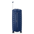 Mittelgroßer erweiterbarer Hartschalentrolley 4 Rollen RONCATO B-Flying Line Mitternachtsblau