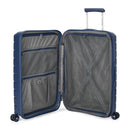 Mittelgroßer erweiterbarer Hartschalentrolley 4 Rollen RONCATO B-Flying Line Mitternachtsblau