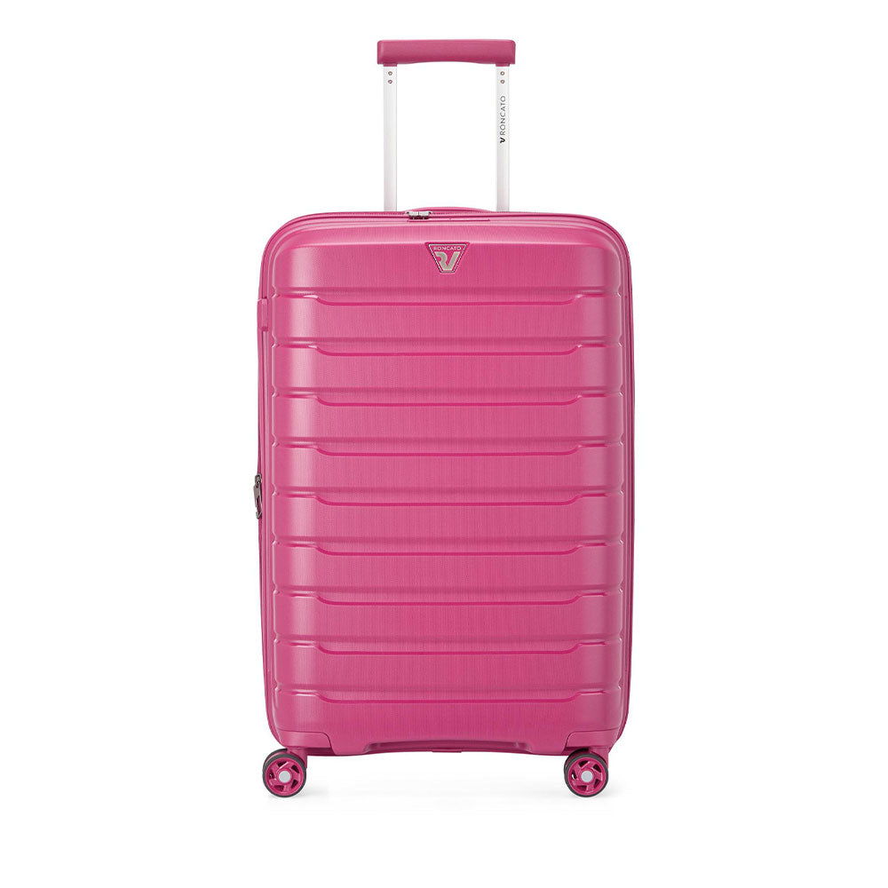 Trolley Medio Espandibile Rigido RONCATO 67 cm 4 Ruote Linea Butterfly Colore Magenta