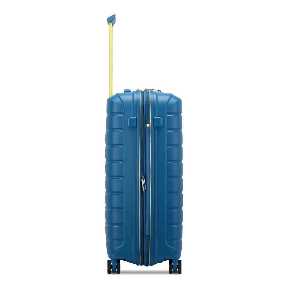 Mittelgroßer, starrer, erweiterbarer Trolley mit 4 Rädern RONCATO Line B-Flying Move Farbe Blue Lagoon