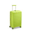 Mittelgroßer erweiterbarer Hartschalentrolley mit 4 Rädern RONCATO B-Flying Line Cyber ​​​​Lime Farbe
