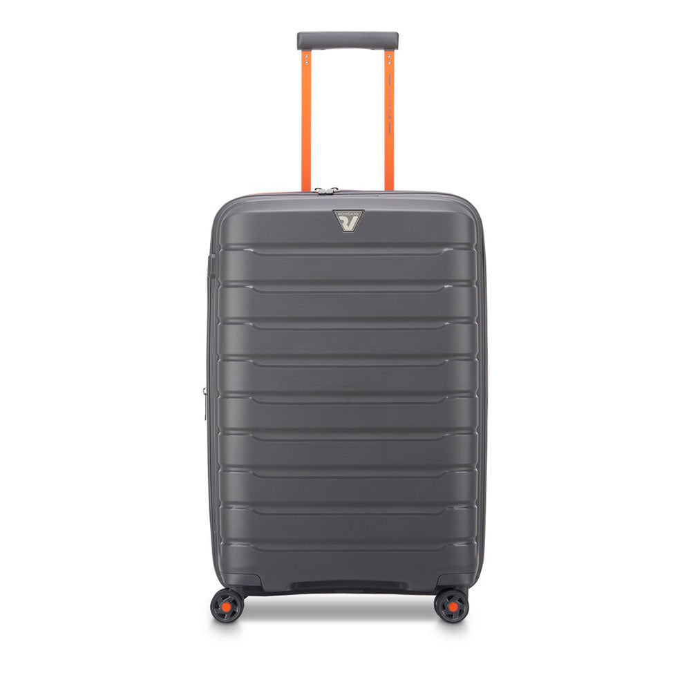 Mittelgroßer, starrer, erweiterbarer Trolley mit 4 Rädern RONCATO Line B-Flying Move Farbe Graphit