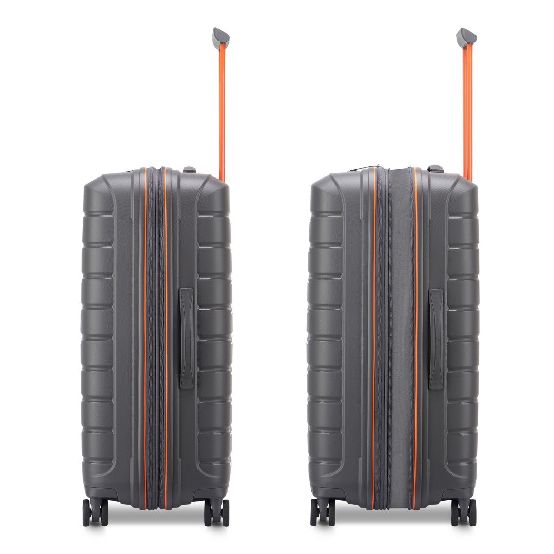 Mittelgroßer, starrer, erweiterbarer Trolley mit 4 Rädern RONCATO Line B-Flying Move Farbe Graphit