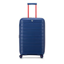 Mittelgroßer, starrer, erweiterbarer Trolley mit 4 Rädern RONCATO Line B-Flying Move Farbe Ultramarinblau