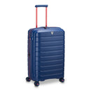 Mittelgroßer, starrer, erweiterbarer Trolley mit 4 Rädern RONCATO Line B-Flying Move Farbe Ultramarinblau