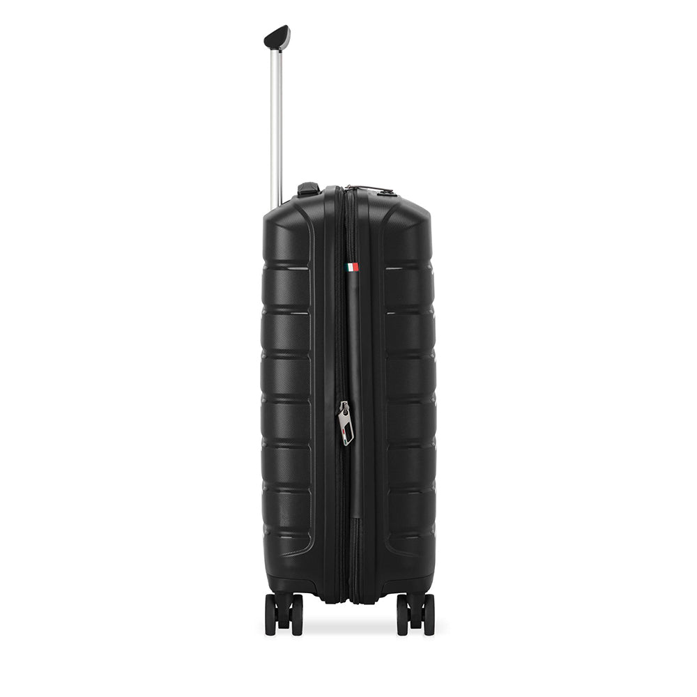 Erweiterbarer Kabinentrolley Starr 4 Räder RONCATO B-Flying Line Farbe Schwarz