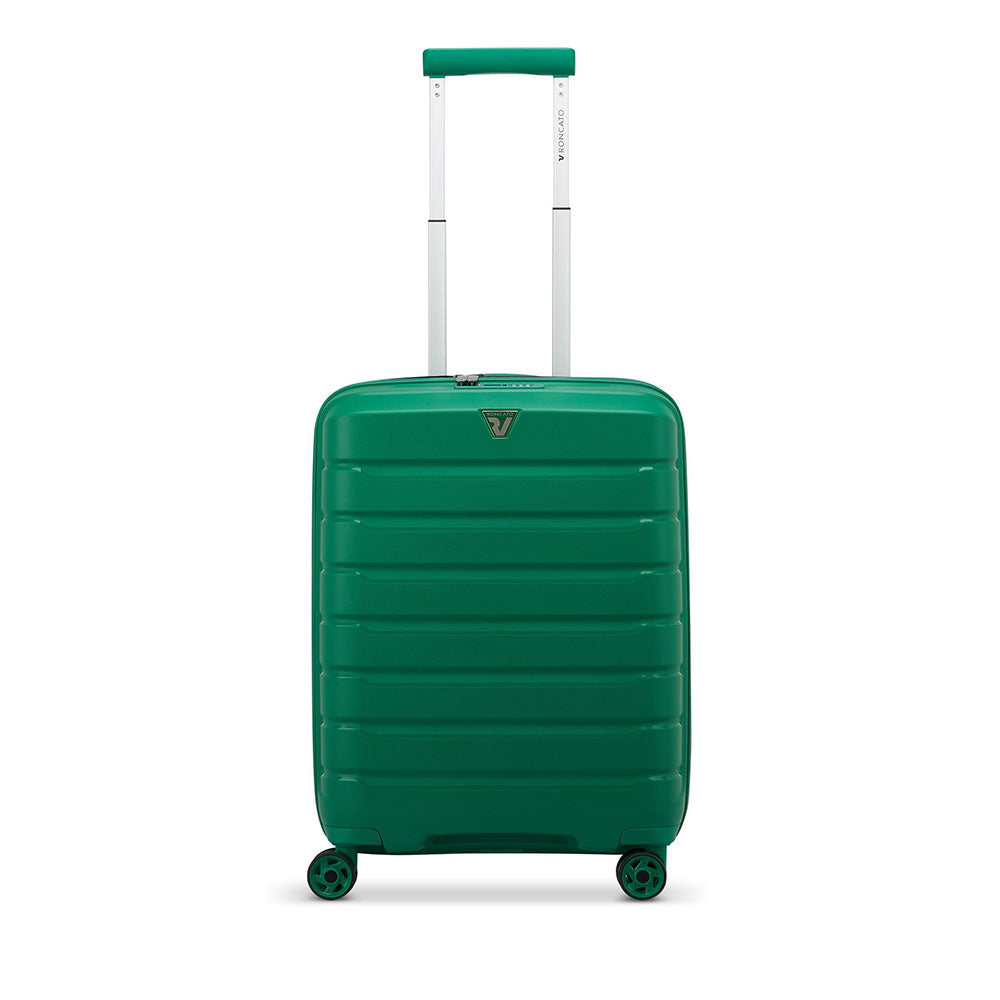 Trolley Cabina Espandibile Rigido 4 Ruote RONCATO Linea B-Flying colore Verde Brillante