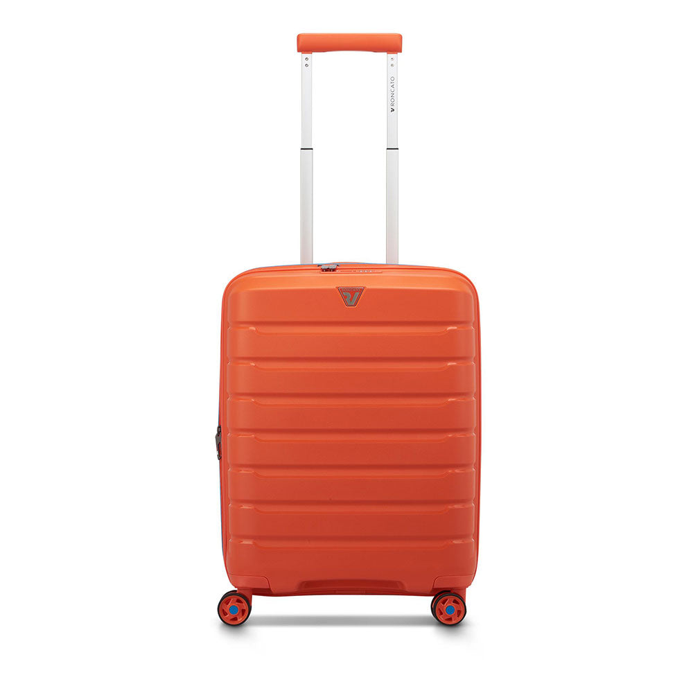 Trolley Cabina Espandibile Rigido 4 Ruote RONCATO Linea B-Flying colore Arancio Brillante