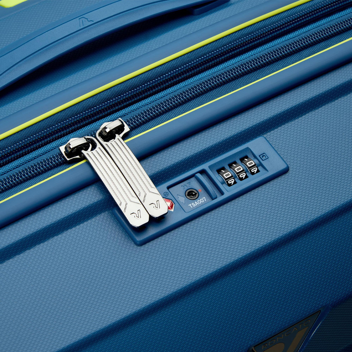 Trolley Cabina Rigido Espandibile 4 Ruote RONCATO Linea B-Flying Move colore Blu Laguna