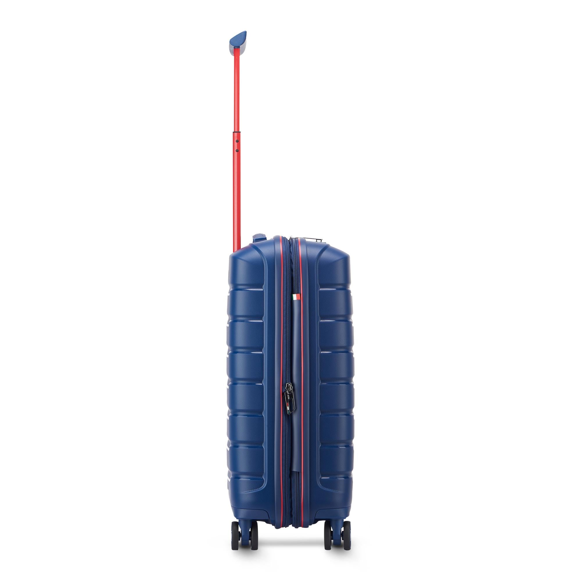 Trolley Cabina Rigido Espandibile 4 Ruote RONCATO Linea B-Flying Move colore Blu Oltremare