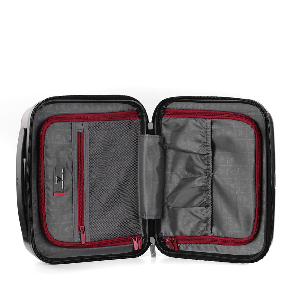 Trolley-Set RONCATO Wave Line Starr schwarz 4 Rollen