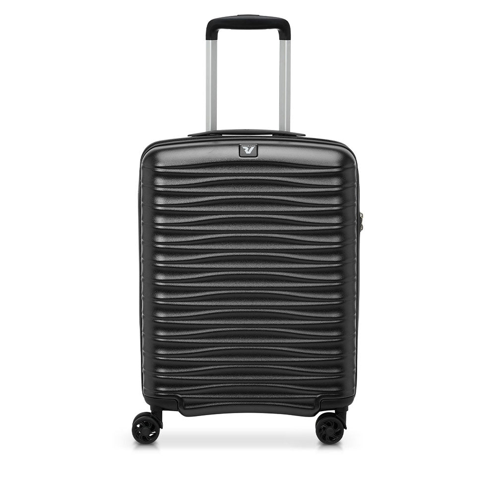Trolley-Set RONCATO Wave Line Starr schwarz 4 Rollen
