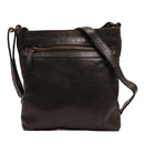 Schwarze Herren-Ledertasche – Gianni Conti Vintage-Linie