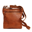 Herren-Umhängetasche GIANNI CONTI Modell Vintage aus Leder in Cognac
