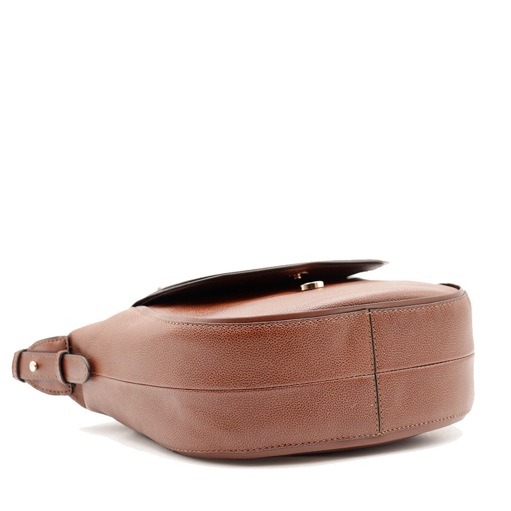 Borsa Donna a Tracolla THE BRIDGE linea Domitilla in Pelle Marrone