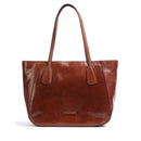 Shopping Bag Large THE BRIDGE linea Maddalena in Pelle Marrone
