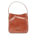 Hobo Bag Donna THE BRIDGE linea Maddalena in Pelle Marrone