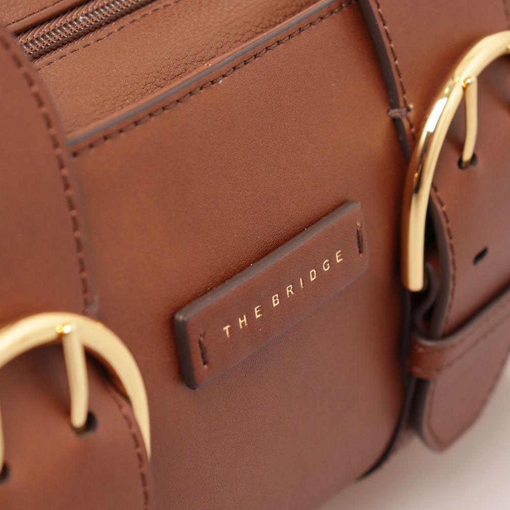 Borsa Donna a Spalla THE BRIDGE linea Elena in Pelle Marrone