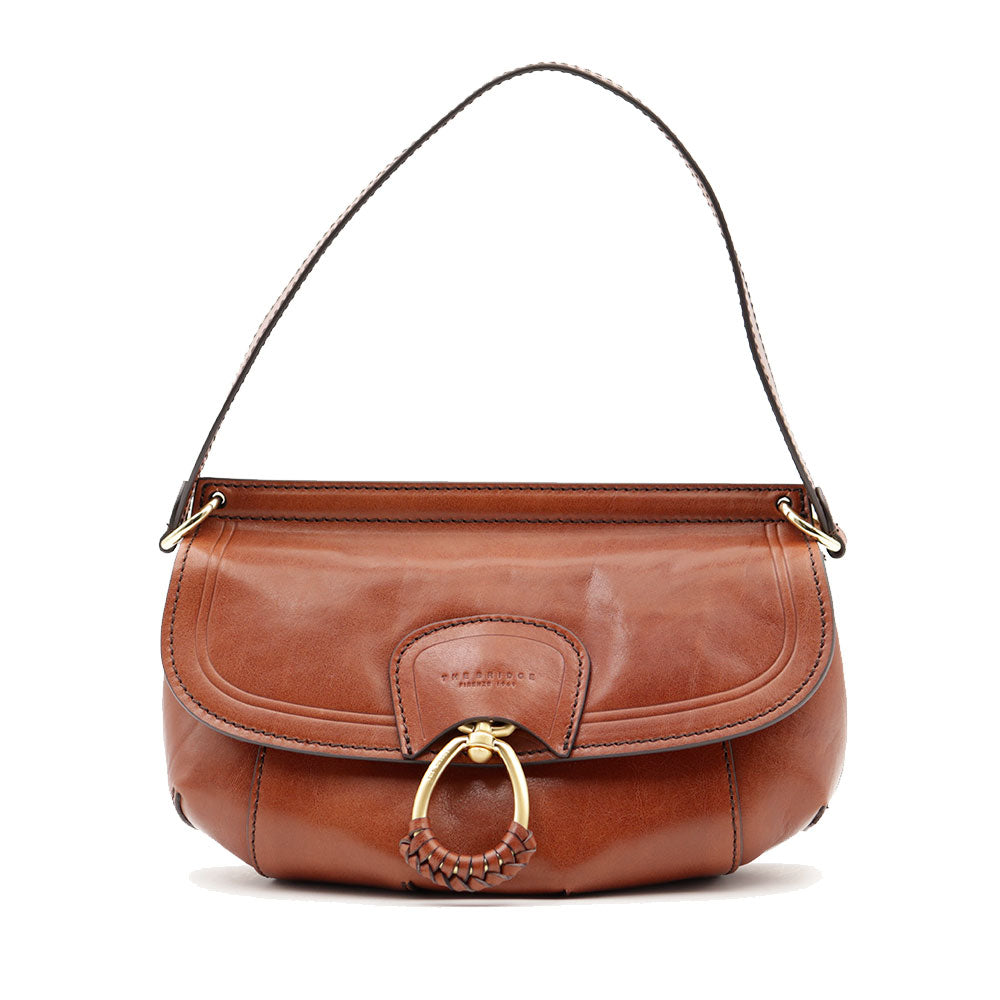 Borsa Donna a Spalla THE BRIDGE linea Erica in Pelle Marrone