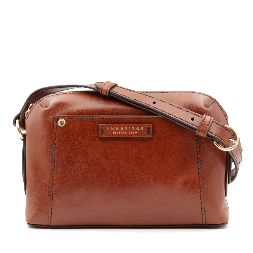 Borsa Donna a Tracolla THE BRIDGE linea Cecilia in Pelle Marrone