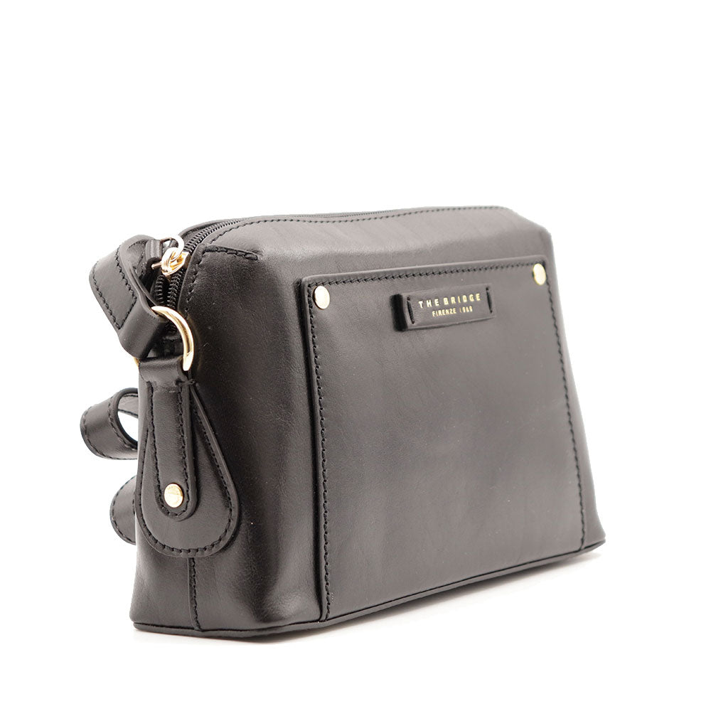 Borsa Donna a Tracolla THE BRIDGE linea Cecilia in Pelle Nera