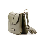 Borsa Donna a Tracolla THE BRIDGE linea Elisabetta in Pelle Verde Timo