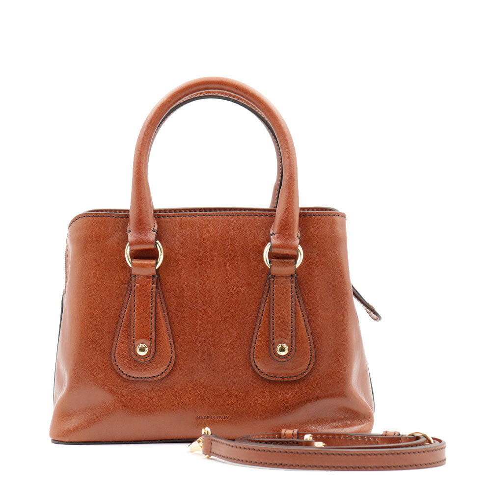 Borsa Donna a Mano Double Function THE BRIDGE linea Cecilia in Pelle Marrone