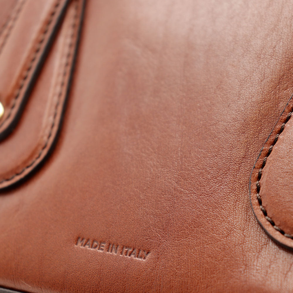 Borsa Donna a Mano con Tracolla THE BRIDGE linea Cecilia in Pelle Marrone