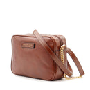 Borsa Donna a Tracolla con Catena THE BRIDGE linea Elettra in Pelle Marrone