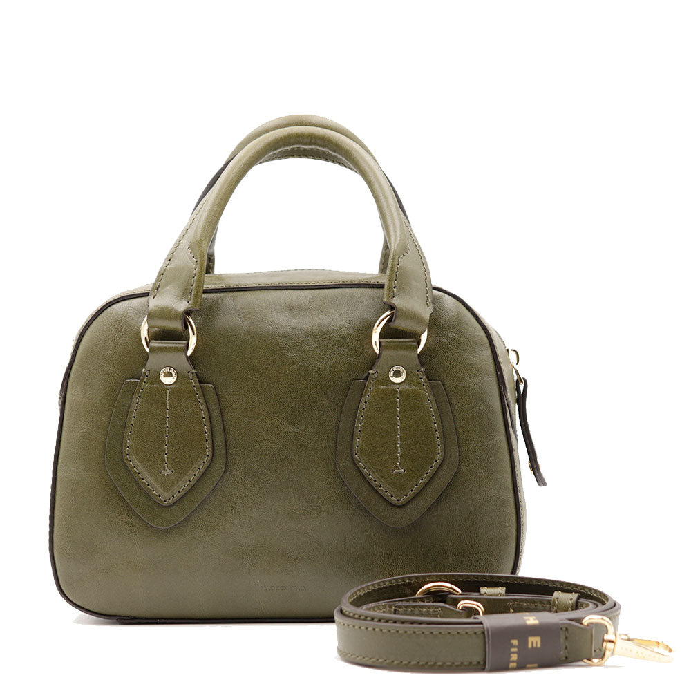 Bauletto Donna Mini THE BRIDGE linea Daphne in Pelle Verde Timo