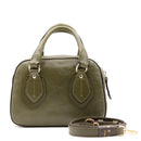 Bauletto Donna Mini THE BRIDGE linea Daphne in Pelle Verde Timo