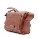 Borsa Donna a Tracolla THE BRIDGE linea Flora in Pelle Marrone
