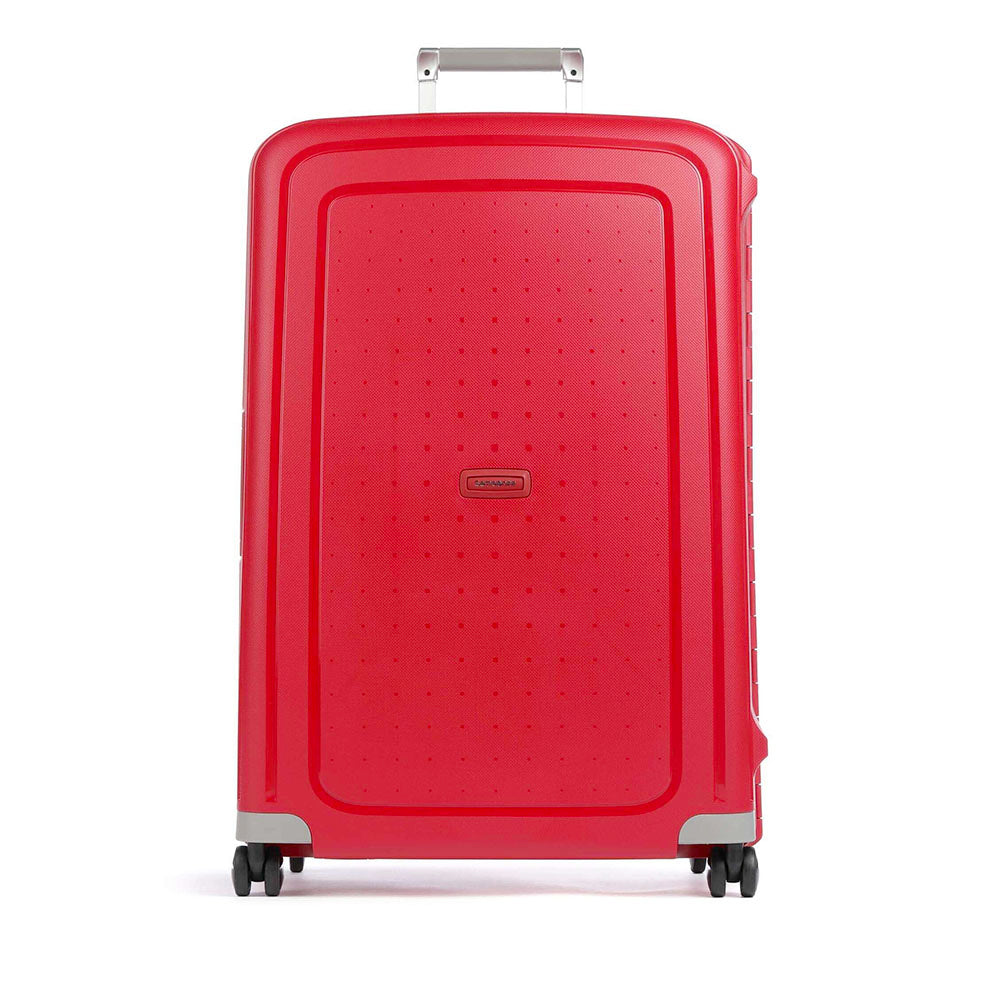 Trolley Grande Rigido 4 Ruote SAMSONITE linea S'Cure Rosso