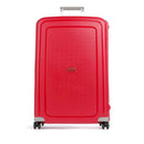 Trolley Grande Rigido 4 Ruote SAMSONITE linea S'Cure Rosso