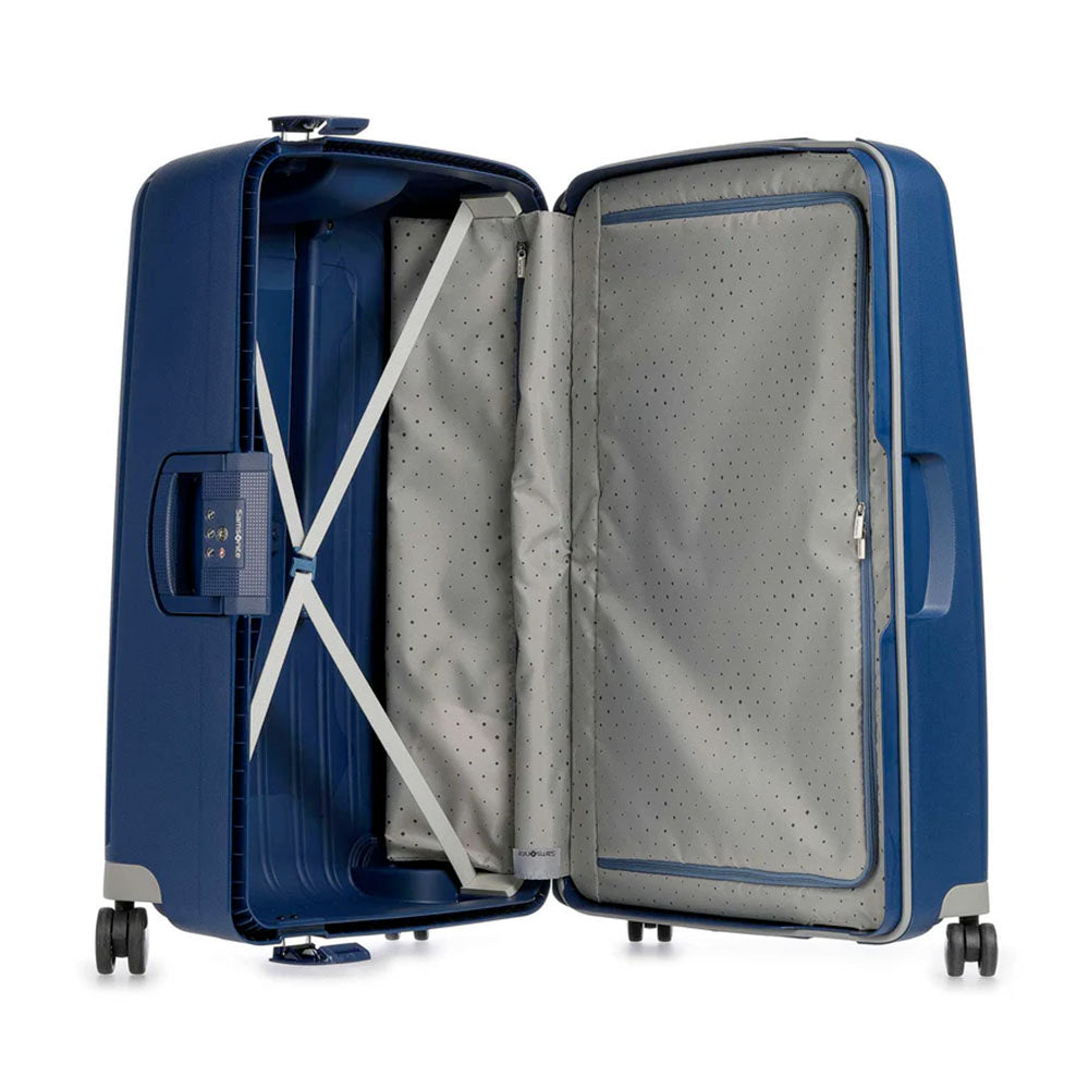 Trolley Grande Rigido 4 Ruote SAMSONITE linea S'Cure Blu