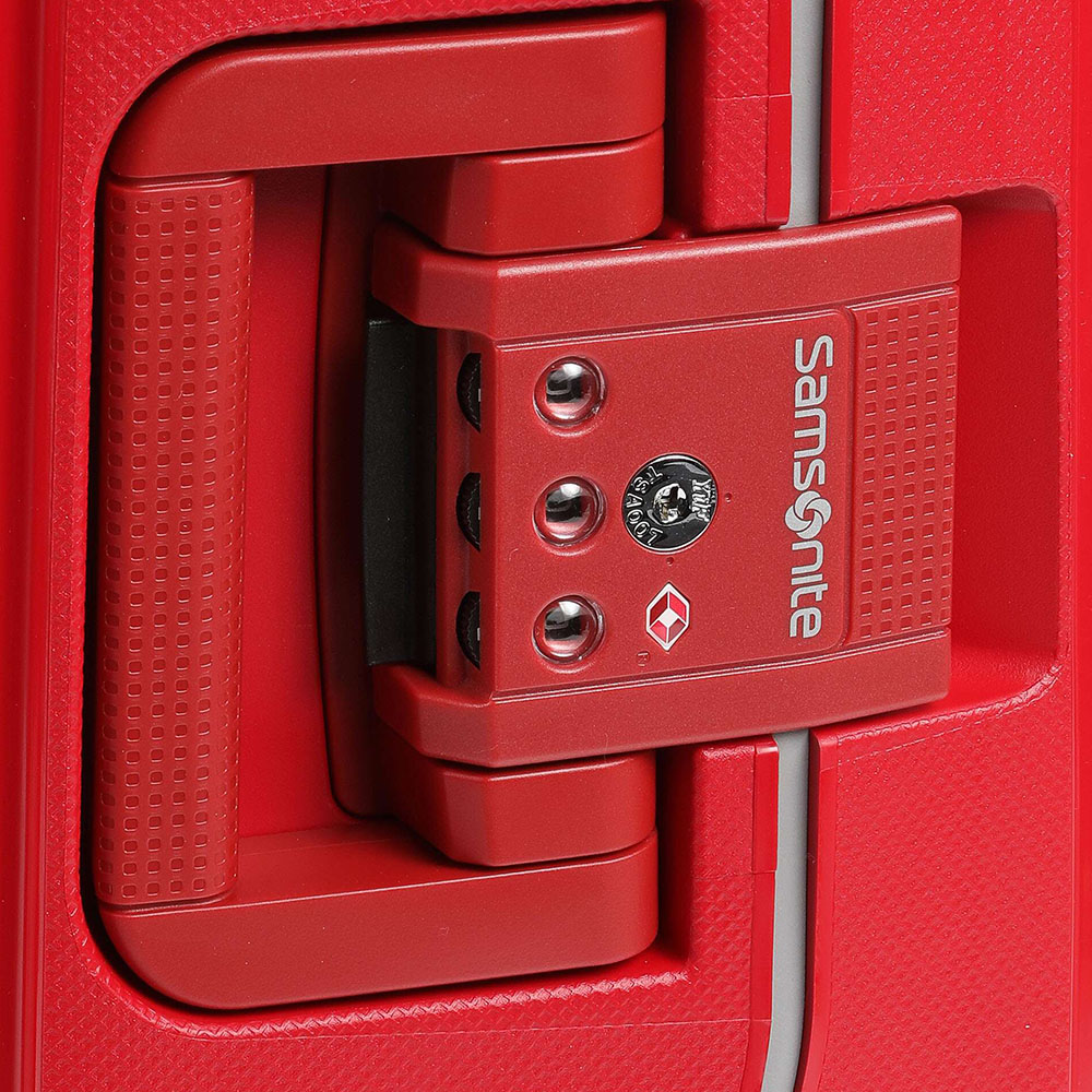 Trolley Cabina Rigido 4 Ruote SAMSONITE linea S'Cure Rosso