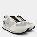 Sneakers Running LIU JO Wonder 700 in Mesh Silver con Inserti Zebrati