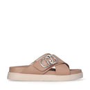 LIU JO Penny 901 Plateau-Slipper aus hellbraunem Leder