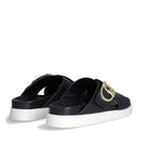 LIU JO Penny 901 Plateau-Slipper aus schwarzem Leder
