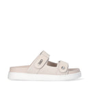 LIU JO Penny 902 Doppelband-Slipper aus butterfarbenem Wildleder
