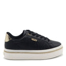 Sneakers Platform LIU JO Up 910 Nero con Logo Embossed