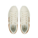 Sneakers Platform LIU JO Up 911 Bianche con Inserto stampa Pitone Oro