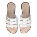 Ciabatte Flat LIU JO Amira 932 Bianche con Logo