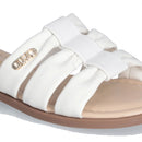 Ciabatte Flat LIU JO Amira 932 Bianche con Logo