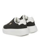 Sneakers Platform LIU JO Babol 01 Nero con Logo Embossed All Over