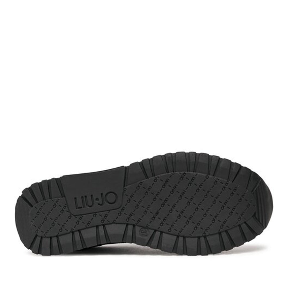 Scarpe LIU JO Kiss 636 Sneakers Platform in Mesh e Glitter Nero