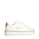 Sneakers Platform LIU JO UP 814 Bianche con Glitter Oro