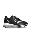 Sneakers Running LIU JO Olivia 822 Nere con Inserti Metallizzati Silver