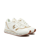 Sneakers Running LIU JO Olivia 822 Bianche con Inserti Metallizzati Oro